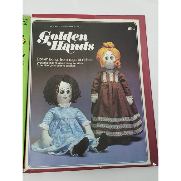 Vintage Golden Hands Volume 2 Sewing Crochet Knitting Dressmaking Patchwork Book - Picture 4 of 14